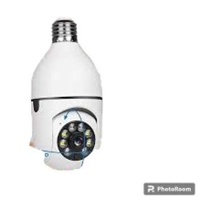 WIRELESS PTZ rotating BULB CCTV SECURITY CAMERA image 2