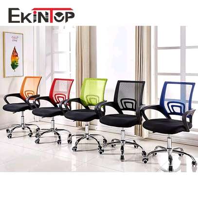 Office adjustable swivel office chair image 1