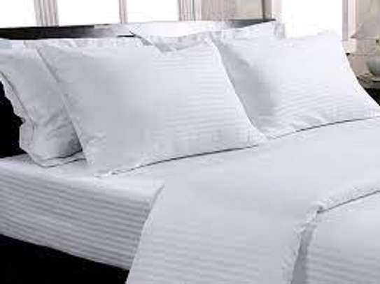 WHITE BEDSHEETS image 1
