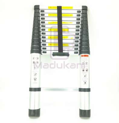 3.8m 12.5ft Telescopic Aluminium Ladder, Heavy Duty image 5