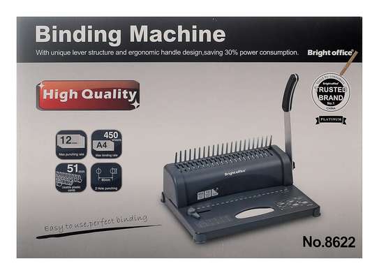 Bright Office Quality Comb Binding Machine. image 1