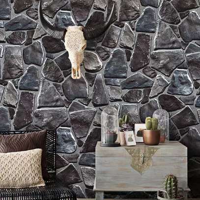 Stone textured Brick wallpapers image 12