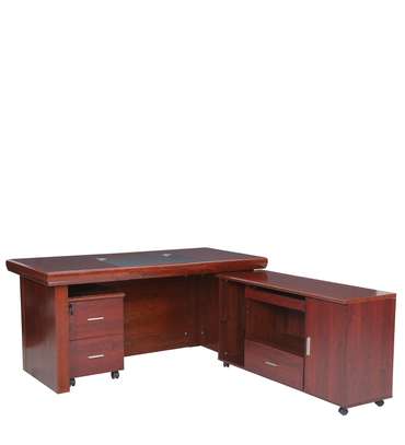 1.8 M Executive Mahogany Desk image 5