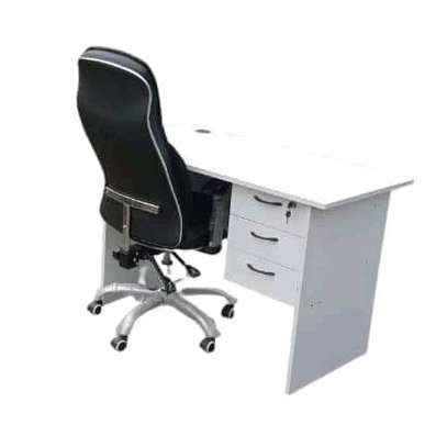 Office chair with a desk image 1