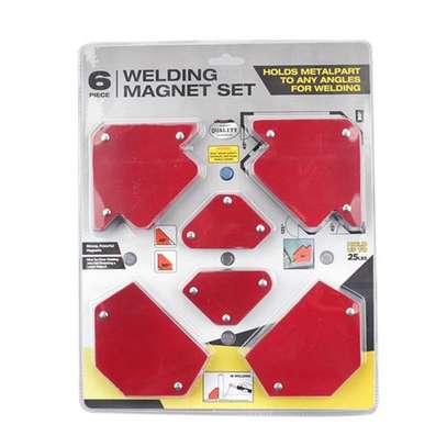 6pcs Magnetic Magnet D Welding Set Holders Arrows 25lb 50lb image 1