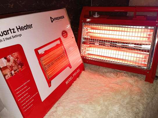 Premier quartz electric room heater with fan & humidifier image 1