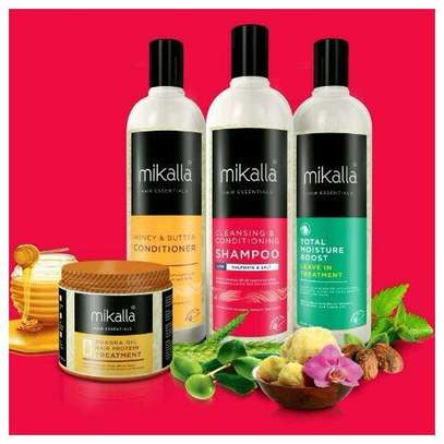 Mikalla Shampoo + Leave-in + Conditioner + Protein Treatment image 1