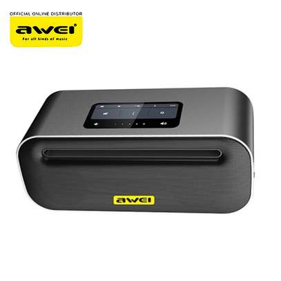 AWEI Y600 NFC Aluminium alloy metal portable mini wireless speaker CSR 4.1 bluetooth speakers support AUX image 2