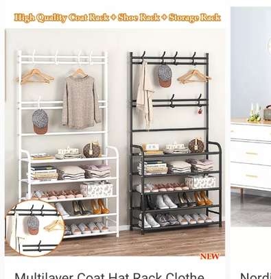 Multi function shoe  , Hat and cloth hanger  rack image 1