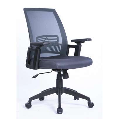 OFFICE  CHAIR: Black Mesh Office Chair image 2