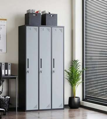 Office Cabinet: 3-Door Office File Locker image 6