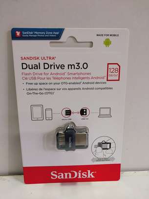 Sandisk Dual Drive USB m3.0 OTG 128GB Flash Drive for Androi image 3