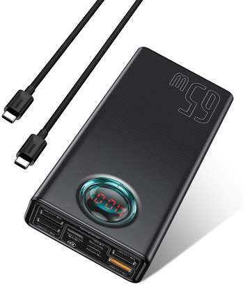 Baseus 30000mah USB C Pd 3.0 Fast Charging 65W Laptop Power image 1