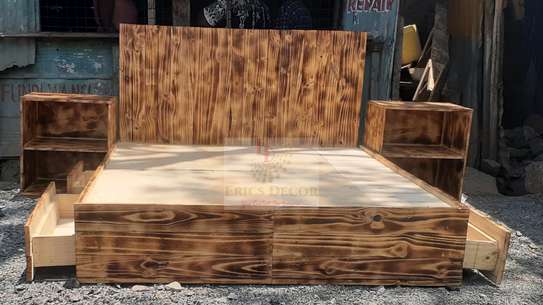 5by6 pallet bed/queen size bed/pallet bed image 3