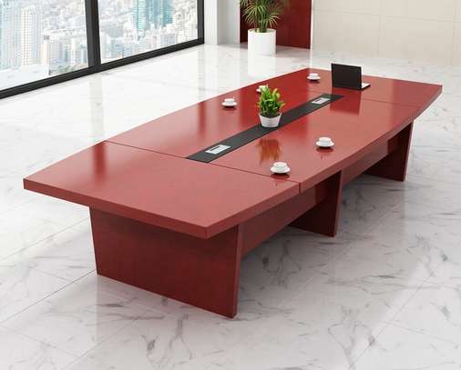 Boardroom Table : Mahogany Conference Room Boardroom Table image 1