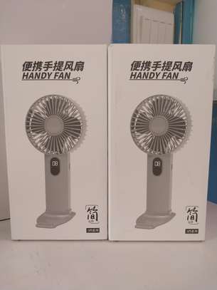 Portable Rechargeable Fan Mini Handy Fan Pocket Size image 1