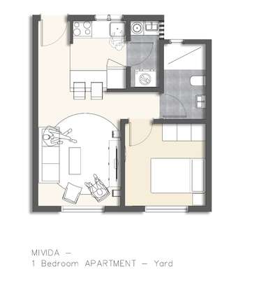 Studio Apartment with En Suite at Garden City image 7