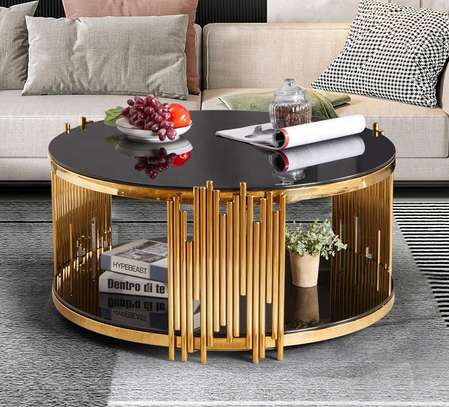 Round Stainless Steel  Table Coffee image 6