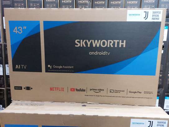 Skyworth 43" frameless android TV image 1