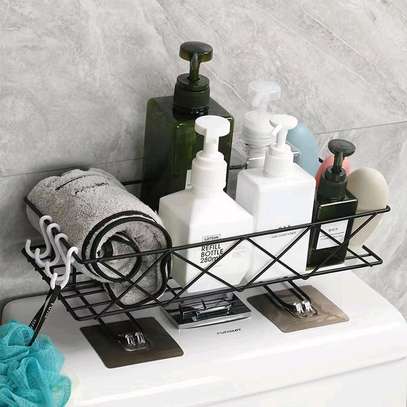 Big size  metallic toilet top organizer image 3