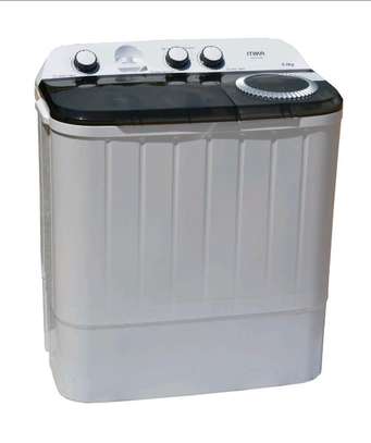 MIKA Washing Machine, Semi-Automatic Top Load, Twin Tub, 8Kg image 1