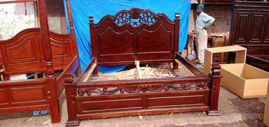 Bed made by hand wood and good quality material made image 2