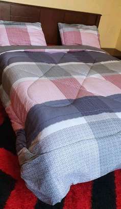 *7 Piece Cotton/Woolen Duvet With Matching Curtain Set* image 5