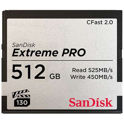 SanDisk 512GB Extreme PRO CFast 2.0 Memory Card image 1