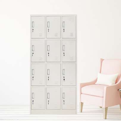 15-Door Personal Locker Cabinet –Durable Metal Storage image 6