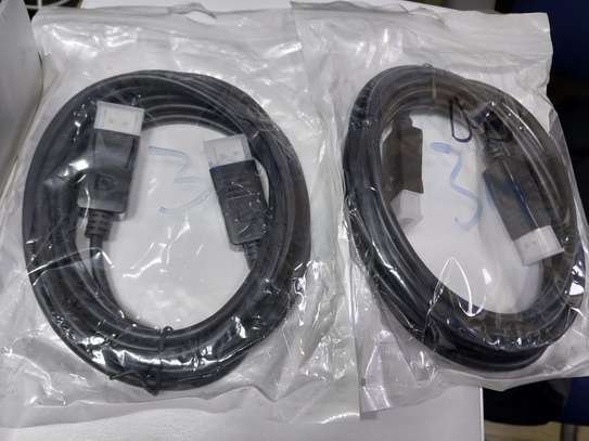 DP MALE TO HDMI MALE CABLE 3M (BLACK) image 3