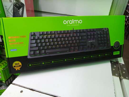 Oraimo Wired Mechanical Keyboard With Detachable Wrist Rest image 2