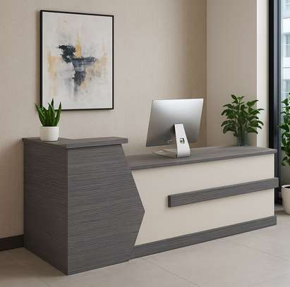 Office Table; 2000MM Modern Reception Table image 2