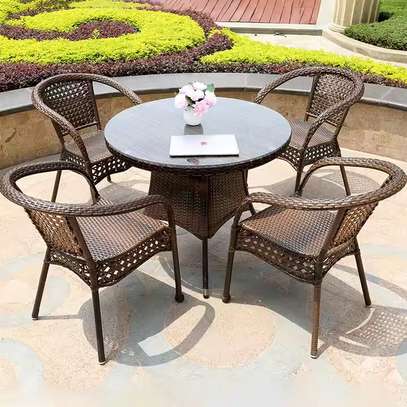 Outdoor Dining Table Set image 7