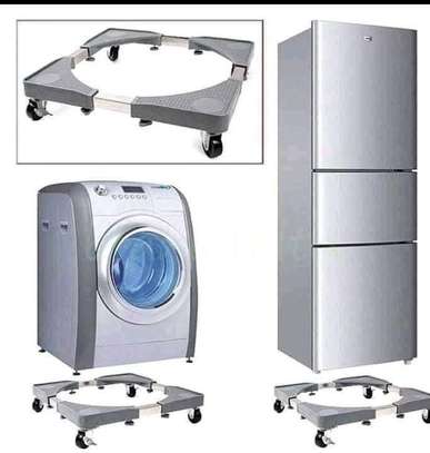 Adjustable fridge/ washing machine Trolley stand image 3