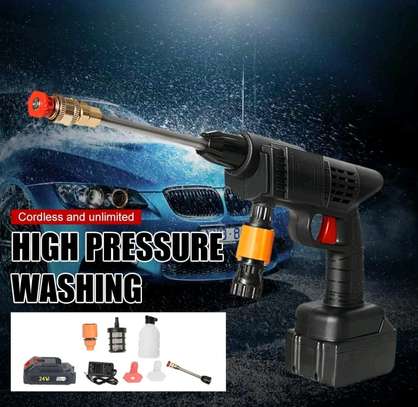 Wireless High Pressure Car wash Water Gun- Two Batteries* image 1