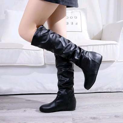 *Faux Leather Boots* image 1