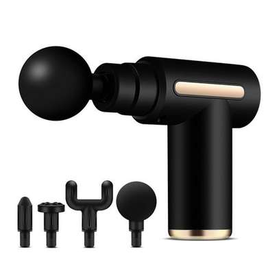 Portable Mini Massage Gun Pain Relief With 4 Heads image 1