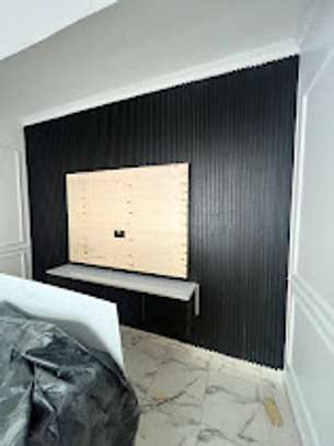 fluted panels tv wall beauty image 1