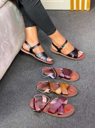 New design Leather sandals Stocked Size 37-41 image 4