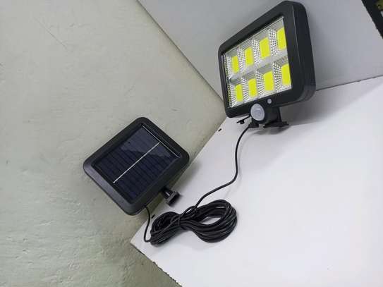 Motion sensor split solar wall lamp image 1