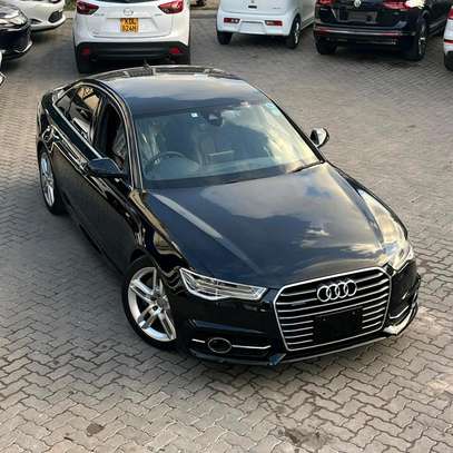 Audi A6 black S-line 2017 image 1