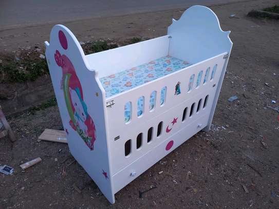 MDF morden baby cot 4 by 2 fitts image 3