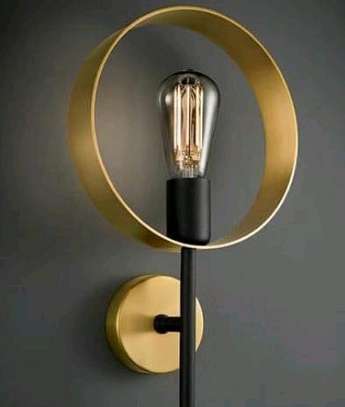 *A ring shaped decorative wall light image 1