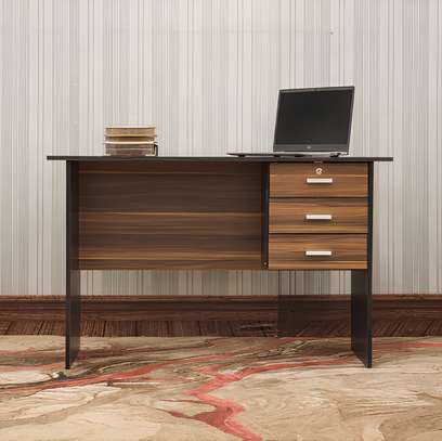Office Desk: 1200mm Home Office Work Study Desk With Drawers image 1