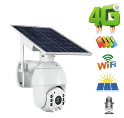 4G Solar Camera PTZ -(4MP &  Full Colored ) image 4