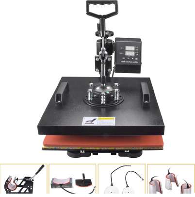 8 in 1 Heat Press Machine for T-Shirt 15" X 15" Combo Kit. image 1