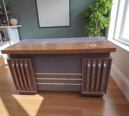 Office Desk: 1.4M Compact Office Desk image 1