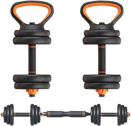 Dumbbell/Kettlebell/Barbell Adjustable Weight Set (20kg) image 2
