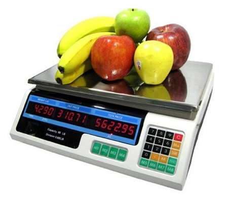 Digital Weight Price Scale - Computing Food Meat Commercial Weighing Scales image 1