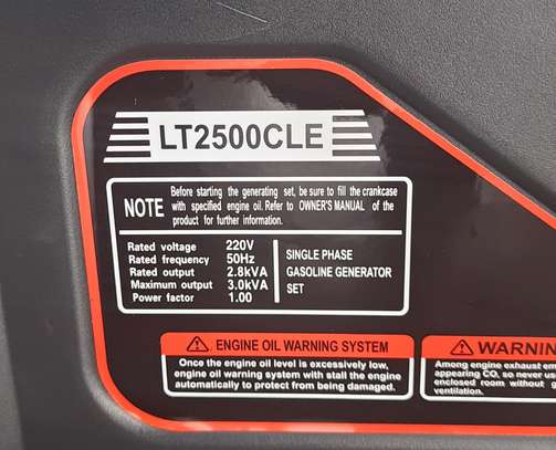 LT2500CLE AICO Japan petrol generator 2.8kva key  🔑 start image 2